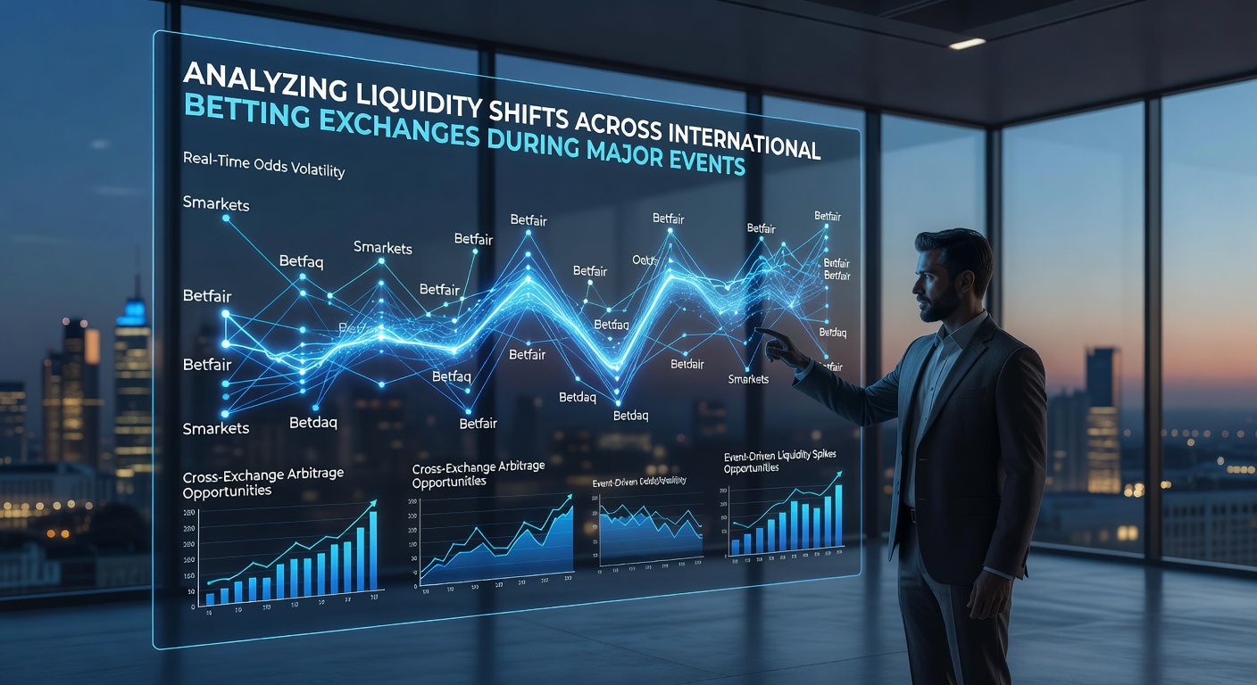 Visual representation of liquidity data flowing across international betting exchange interfaces during peak event periods