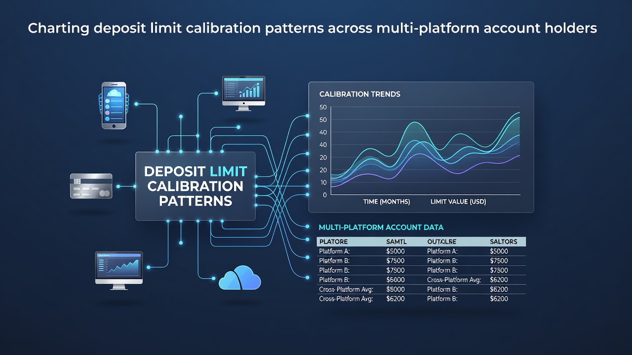 Graph showing deposit limit changes over time for multi-platform account holders