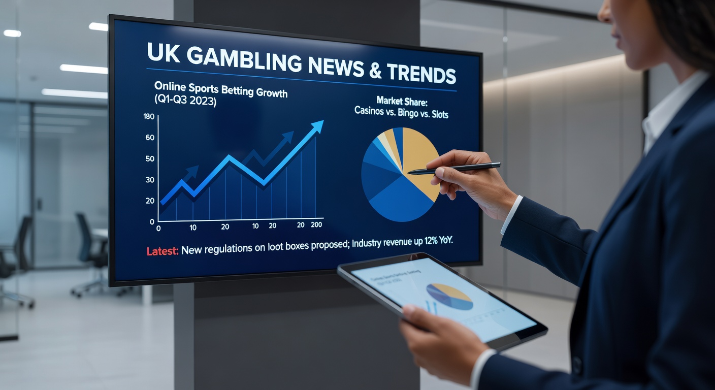 Digital illustration of shadowy online casino interfaces with UK flags and warning symbols overlayed, highlighting illicit gambling networks