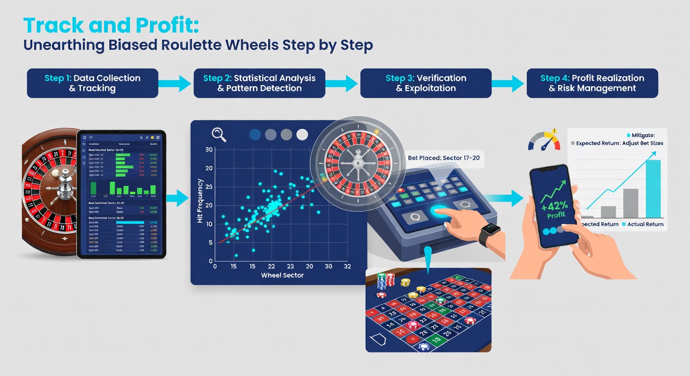 Close-up of a notepad scribbled with roulette numbers and stats next to a spinning wheel, illustrating meticulous tracking in progress